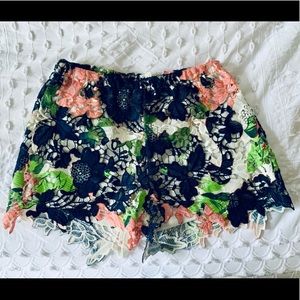 Multi-Colored Floral Shorts